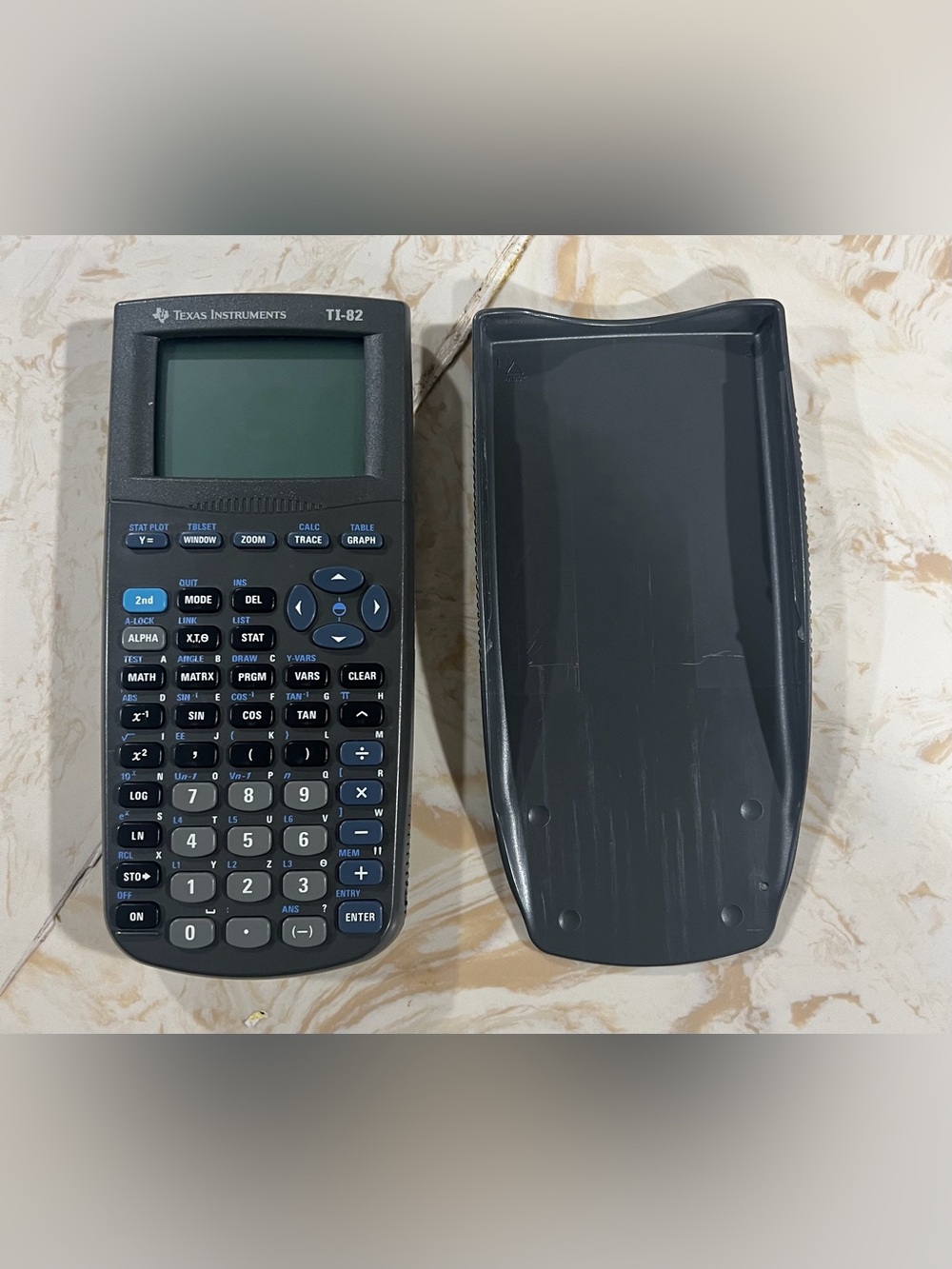 Texas Instruments TI-82 Graphing Calculator — Black/Gray